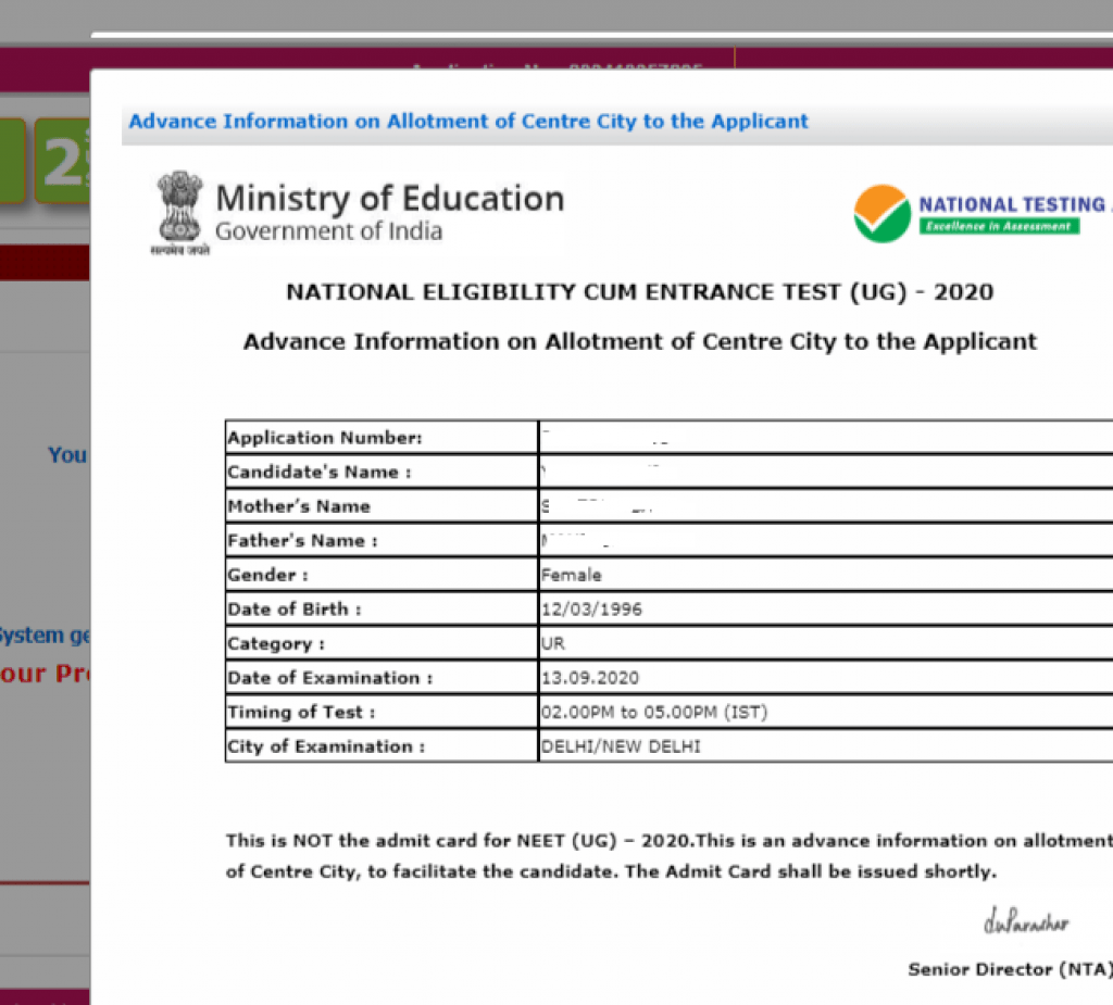 Neet exam centres near me