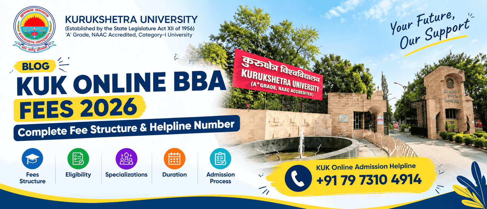 KUK Online BBA Course 2026: Fees, Eligibility & Duration