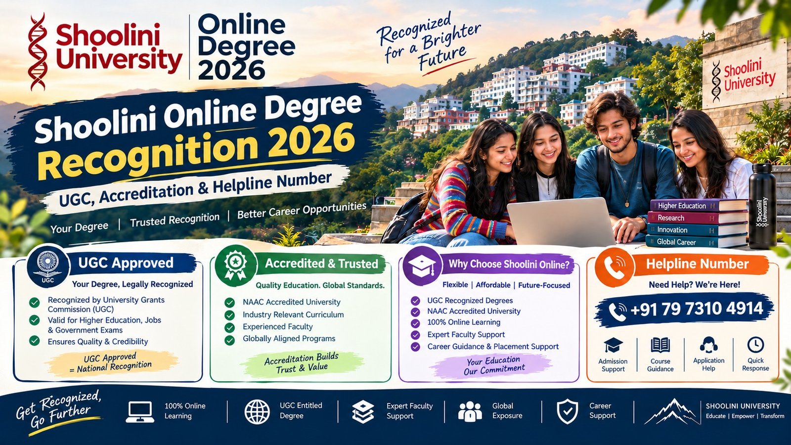 Shoolini Online Degree Recognition 2026