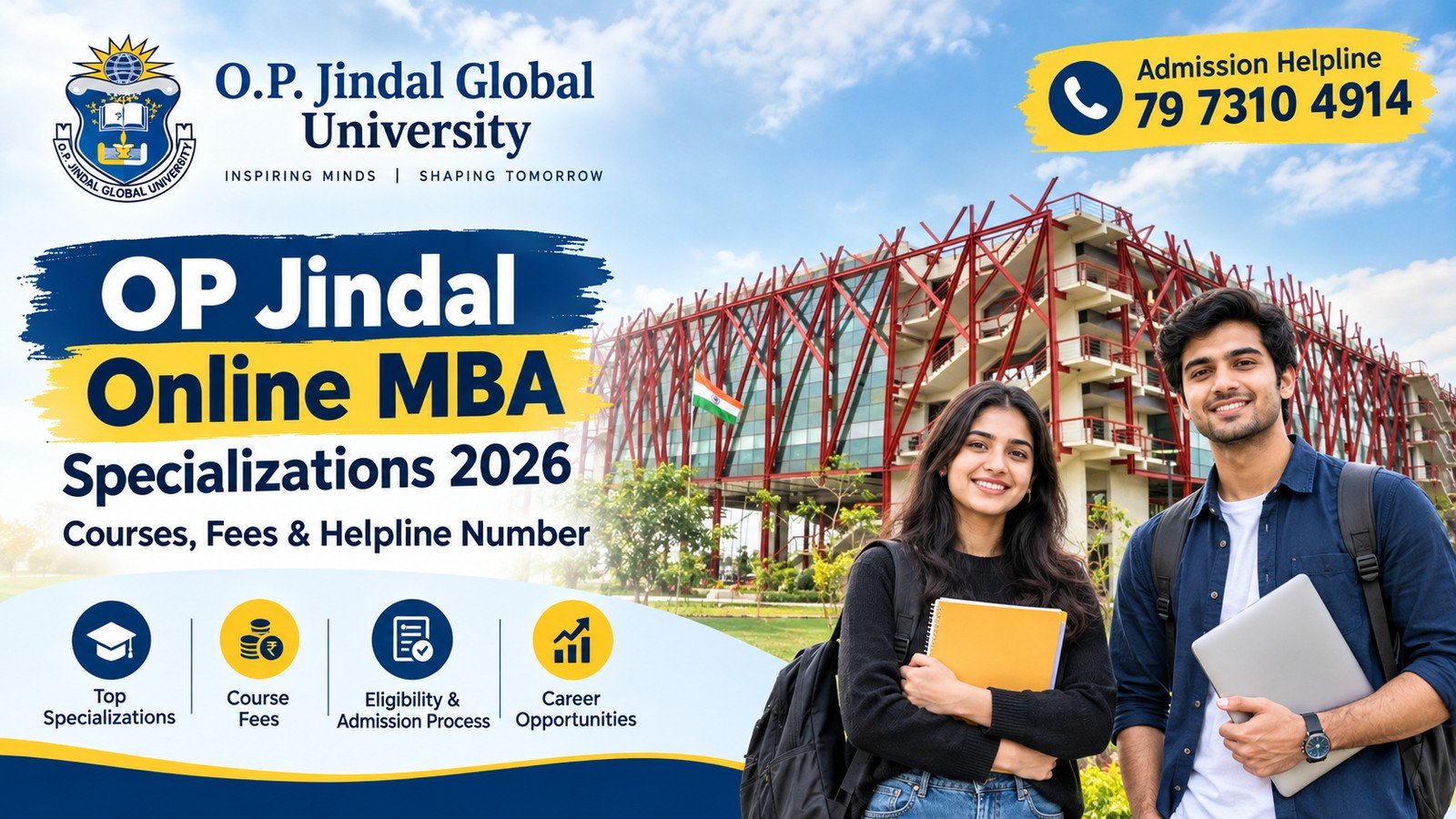 OP Jindal Online MBA Specializations 2026