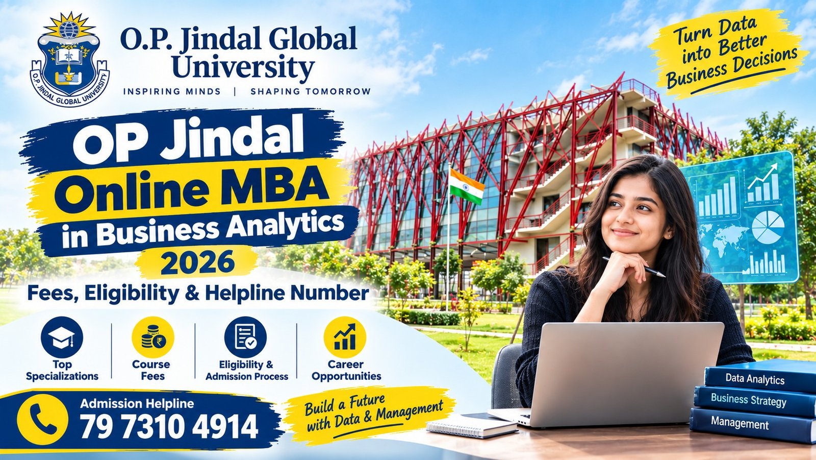 OP Jindal Online MBA in Business Analytics 2026