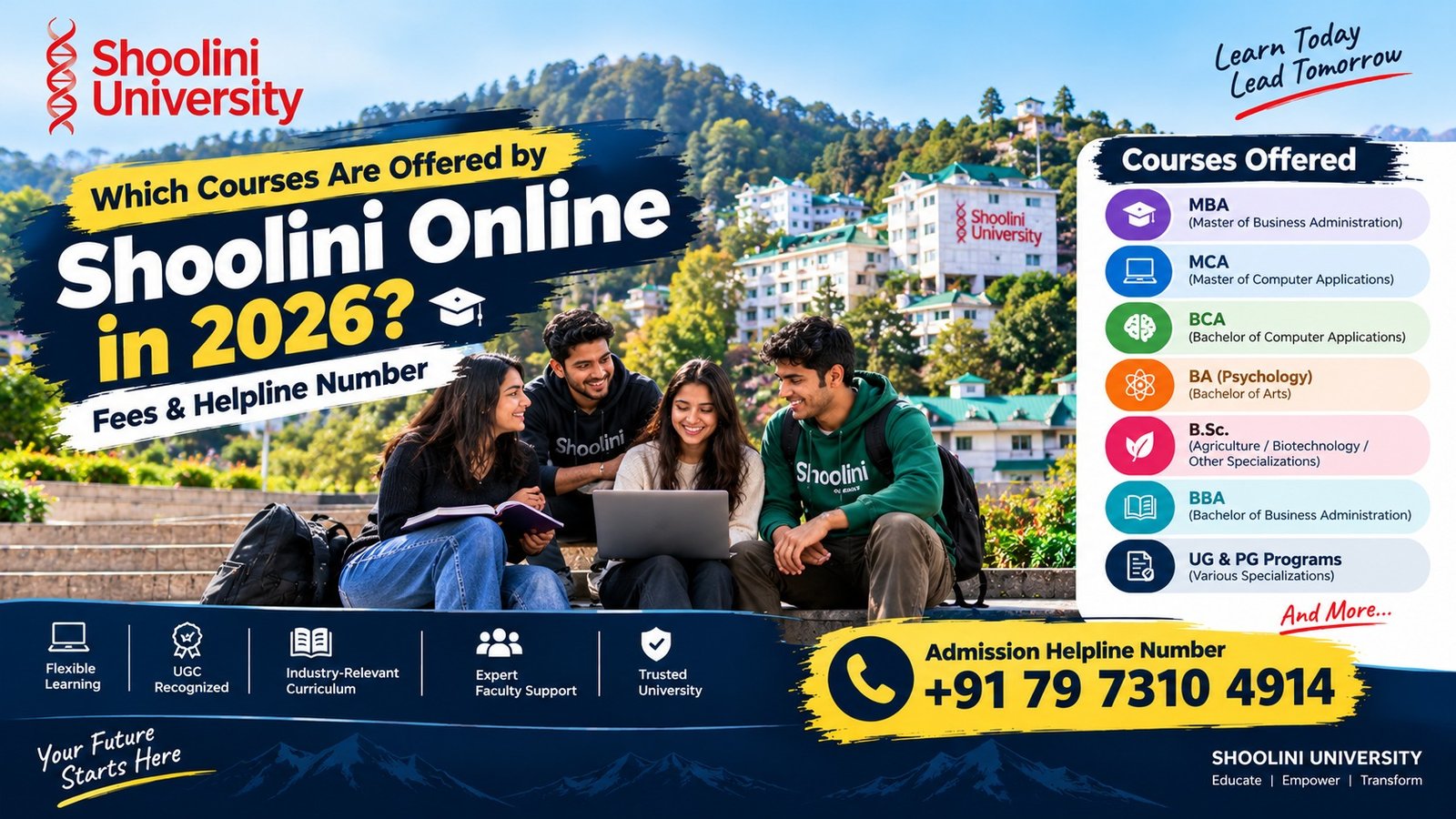 Which Courses Are Offered by Shoolini Online in 2026