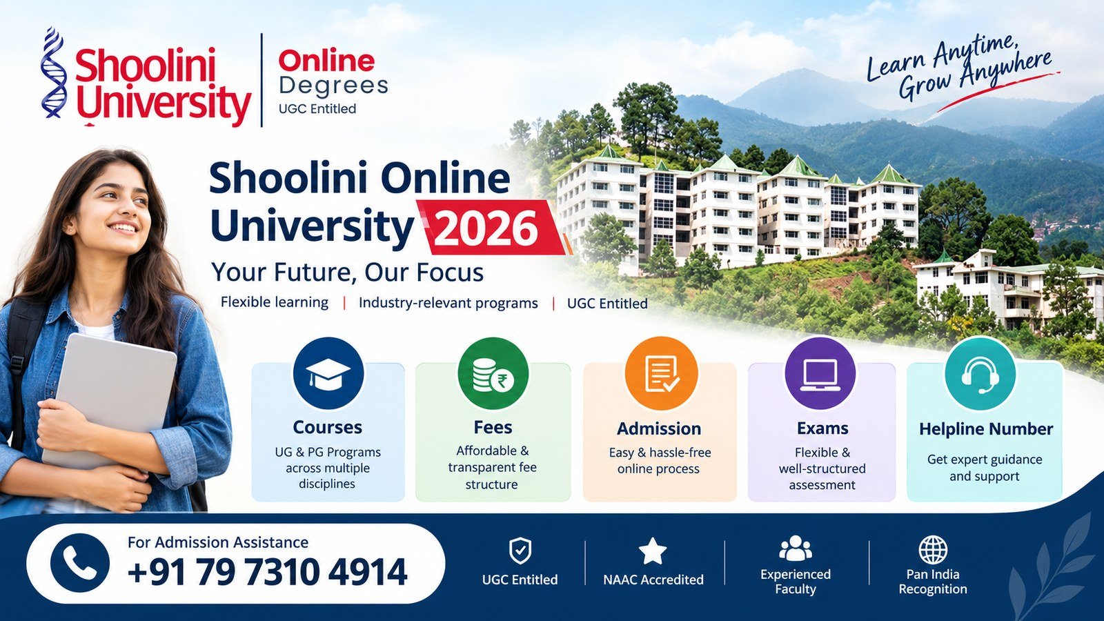 Shoolini Online University 2026