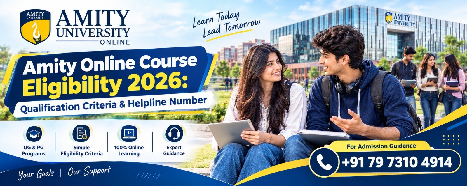 Amity Online Course Eligibility 2026: Qualification Criteria & Helpline Number