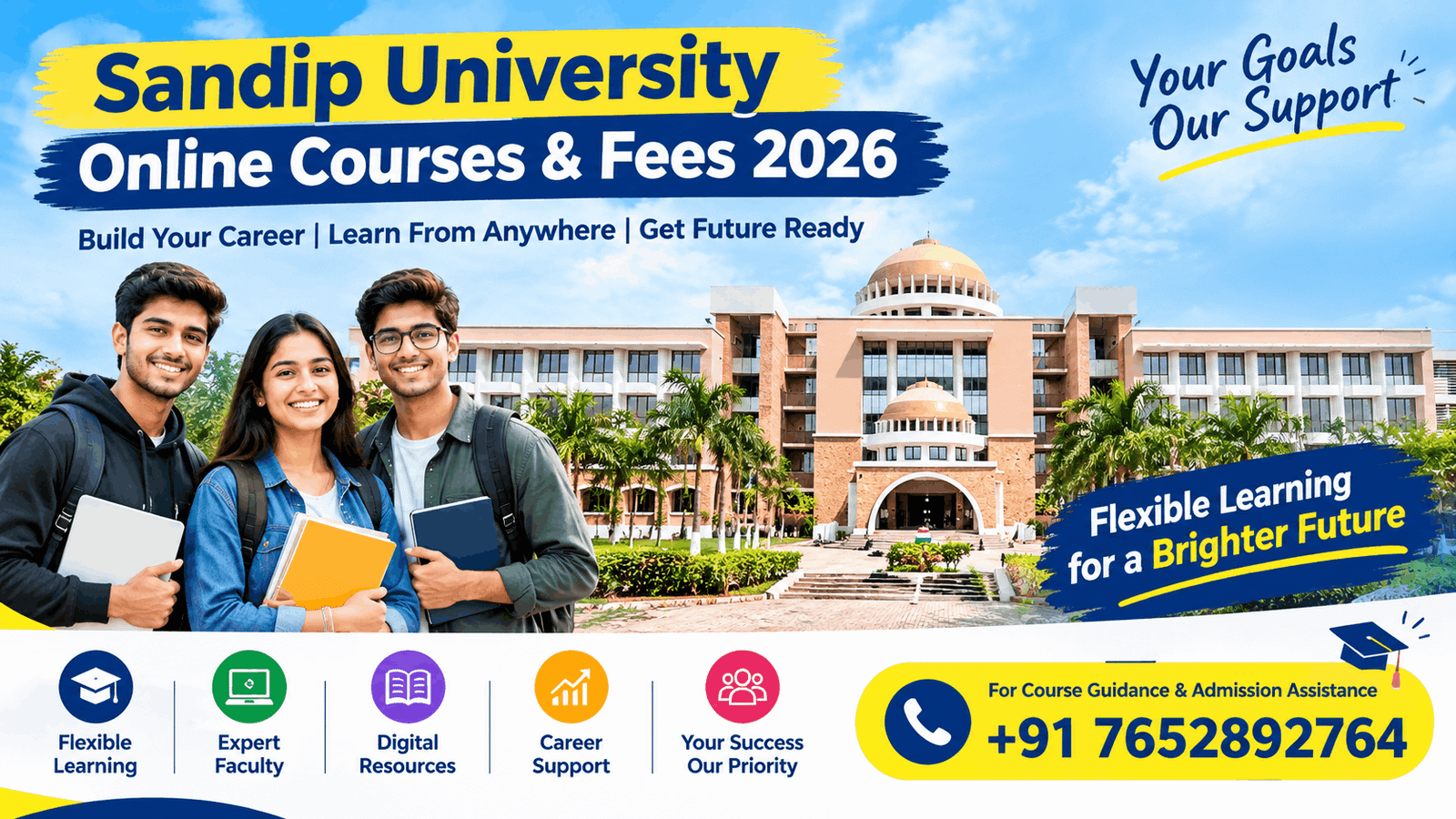 Sandip Online MBA Courses 2026: Specializations, Fees & Eligibility
