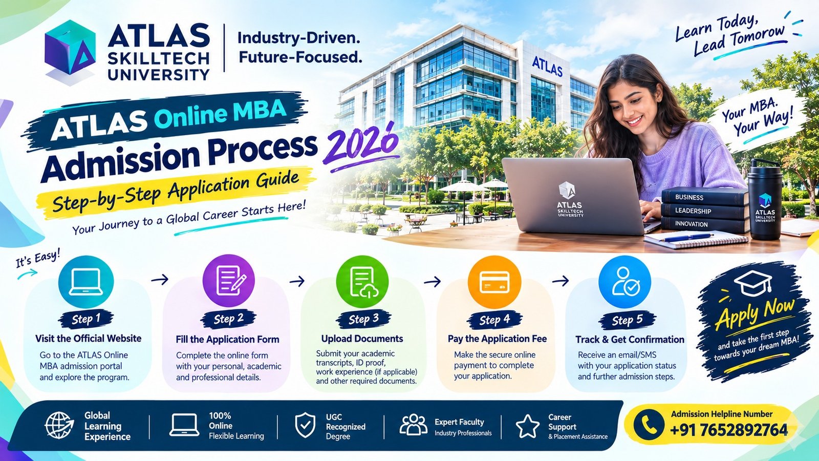 ATLAS Online MBA Admission Process 2026