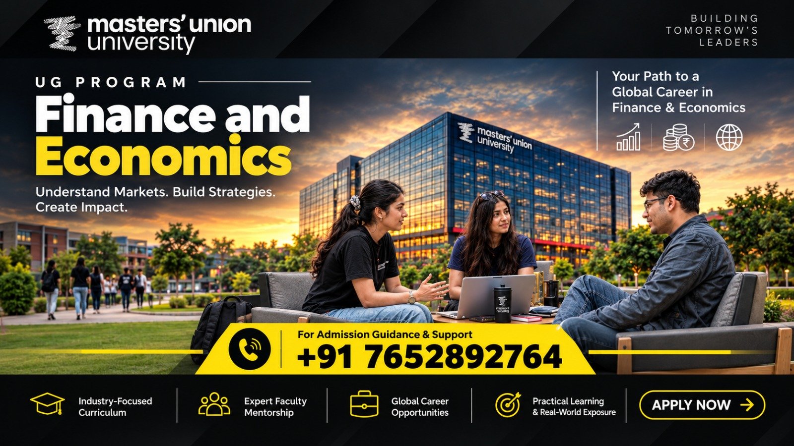 Masters Union CA CFA Pathway Admission 2027 & Helpline Number