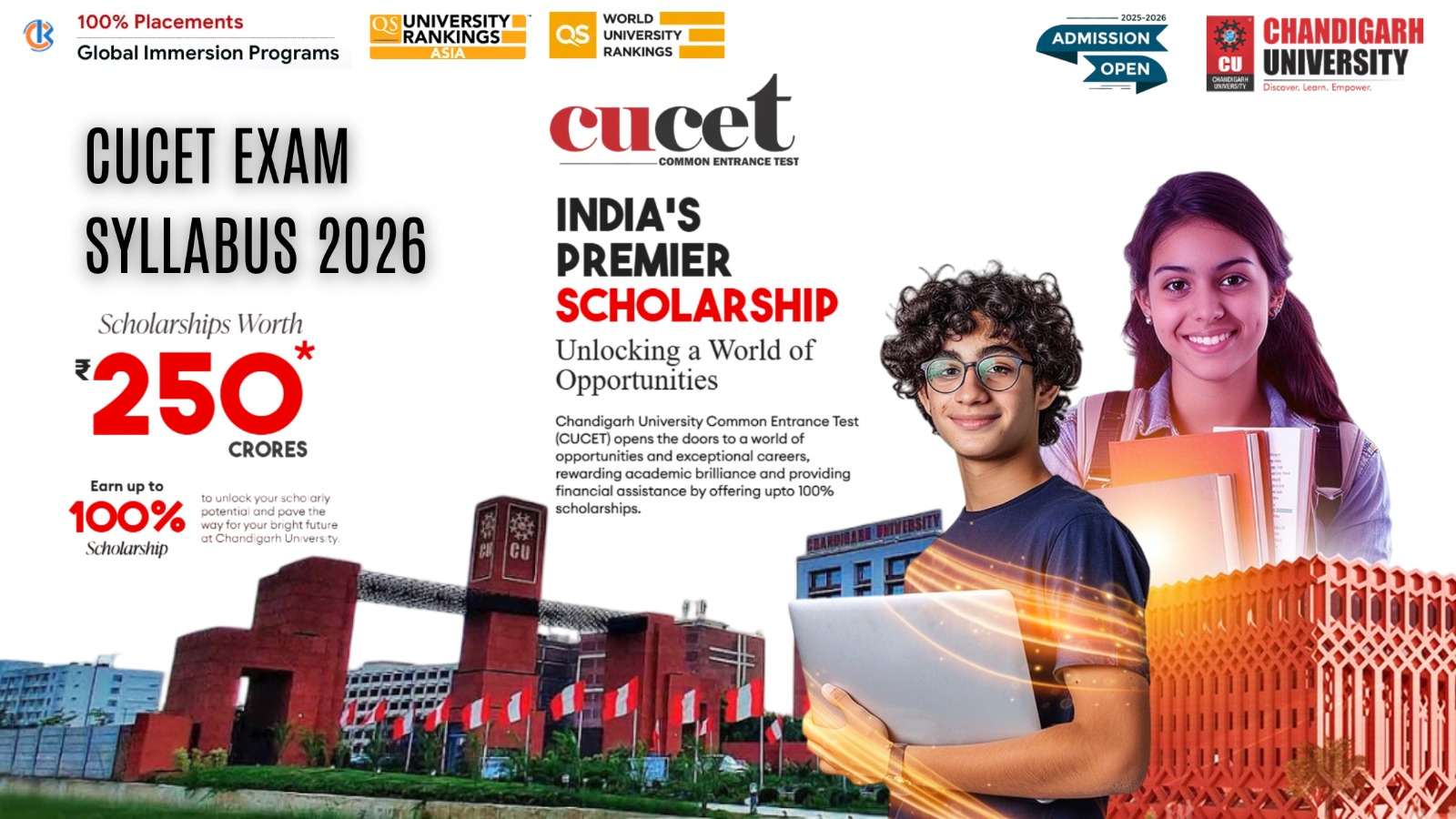 Cucet Exam Syllabus 2026