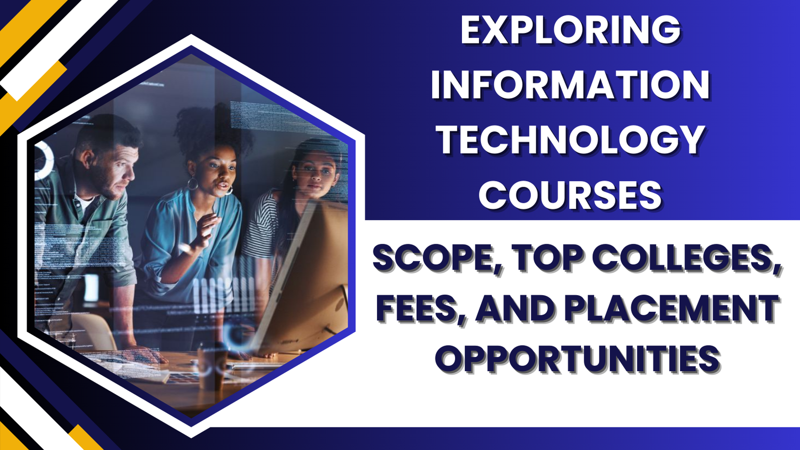 Exploring Information Technology Courses: Scope, Top Colleges, Fees, and Placement Opportunities