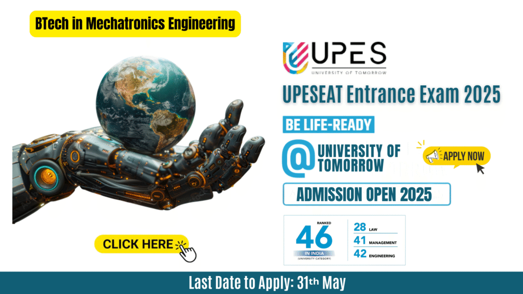 BTech in Mechatronics Engineering