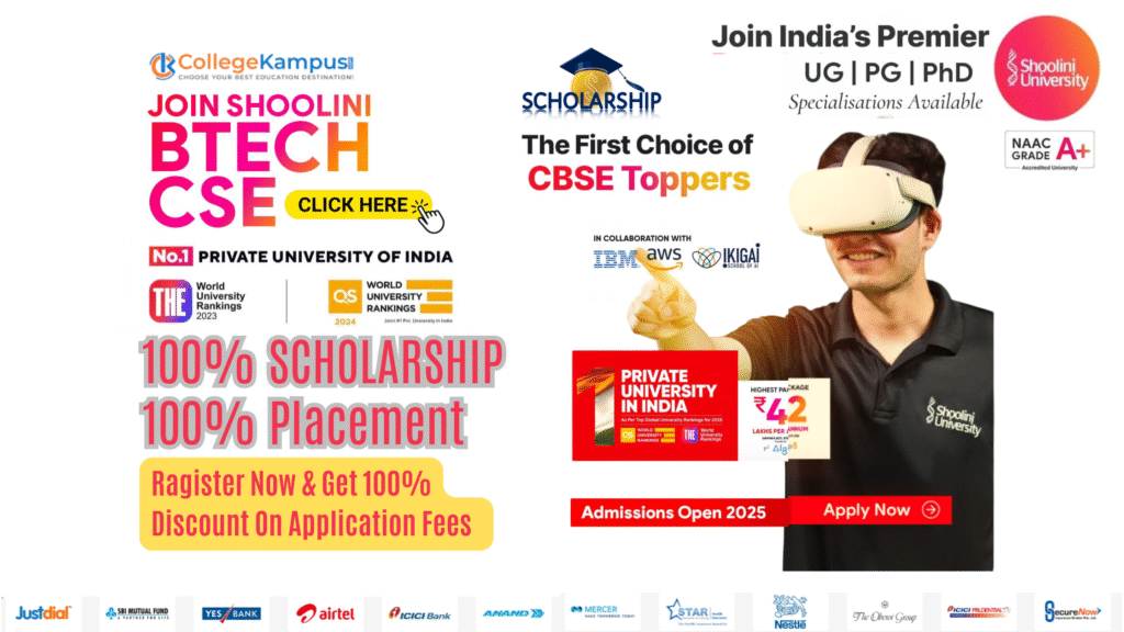 BTech CSE at Shoolini University