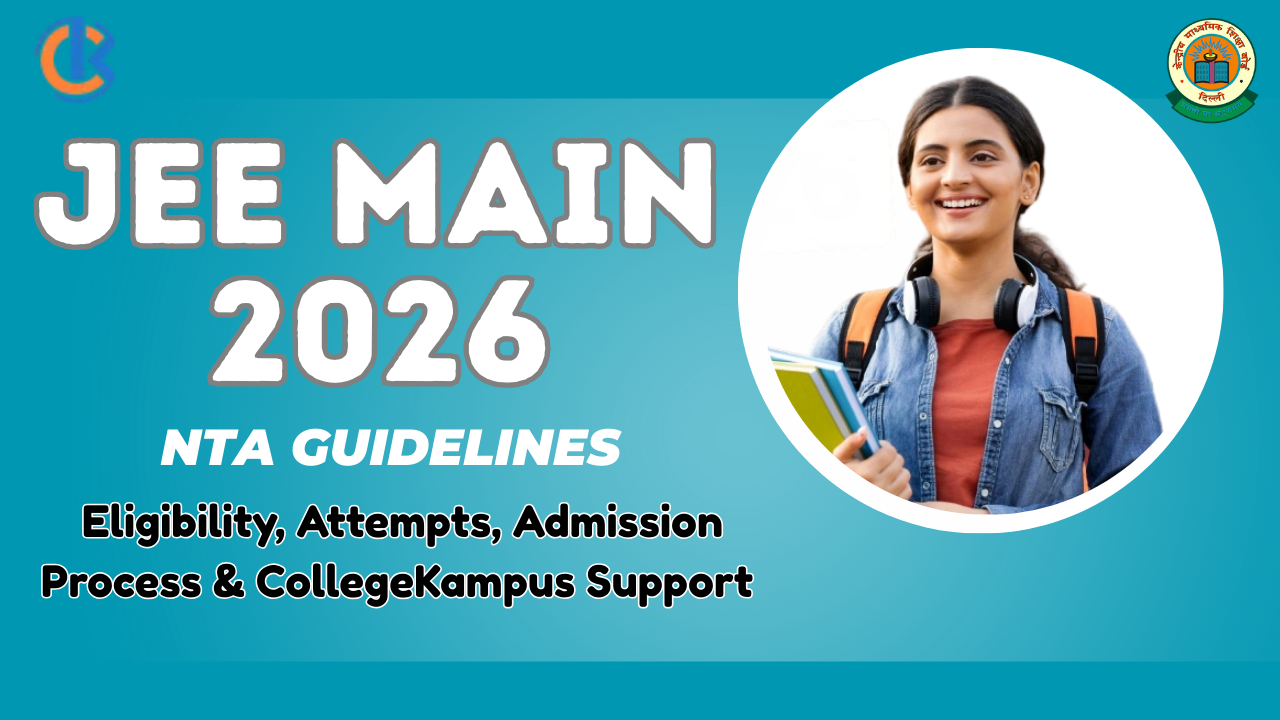 JEE Main 2026 NTA Guidelines