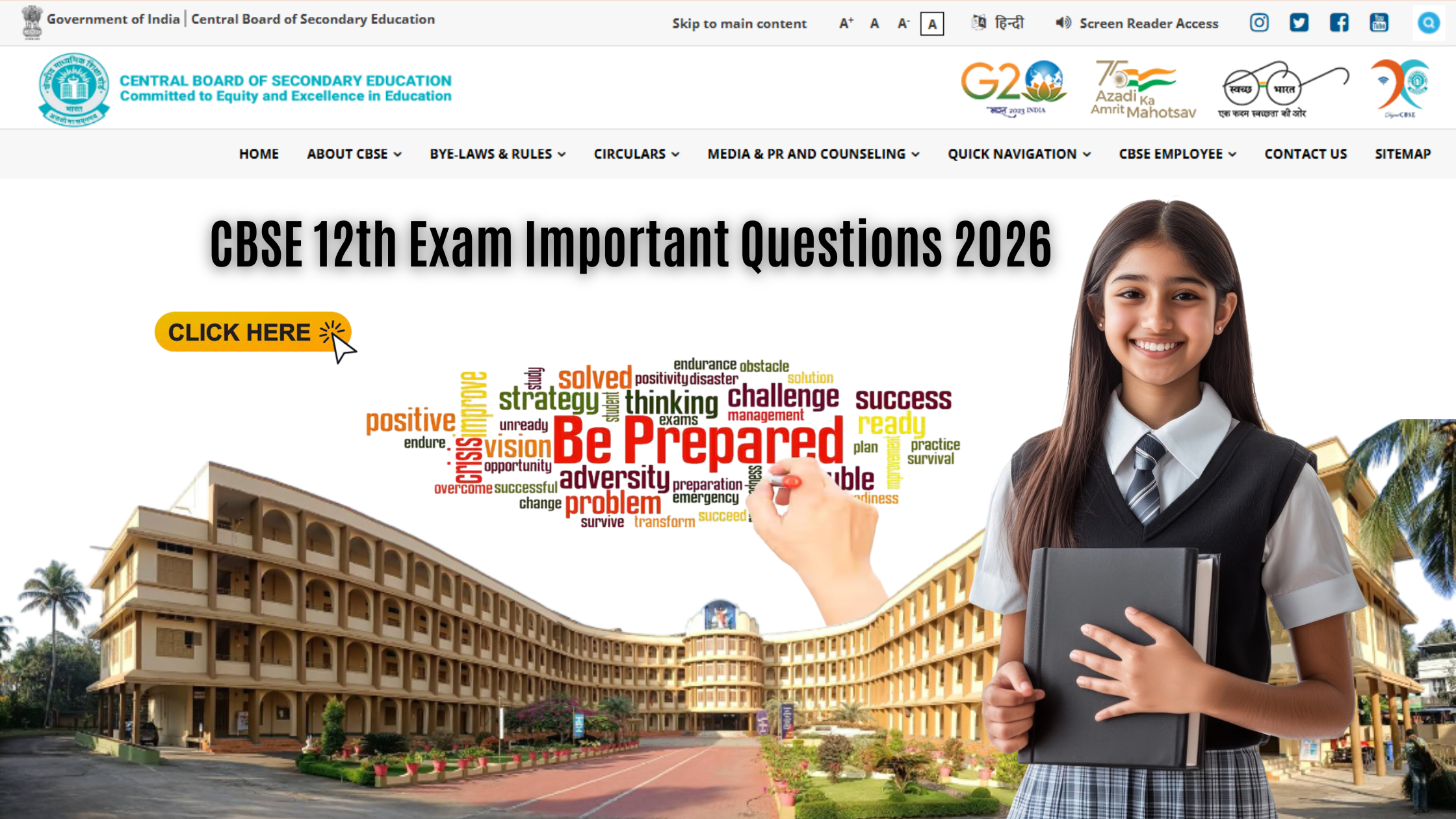 CBSE 12th Exam Important Questions 2026