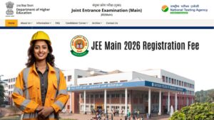 JEE Main 2026 Registration Fee
