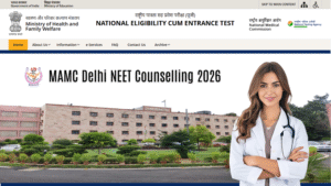 MAMC Delhi NEET Counselling 2026