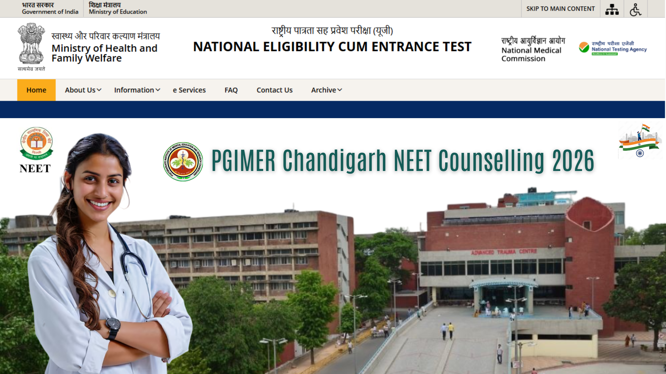 PGIMER Chandigarh NEET Counselling 2026