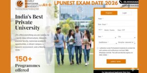 LPUNEST exam date 2026