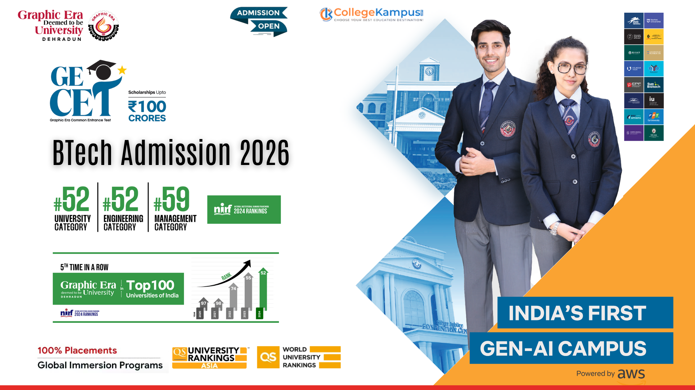 Graphic Era BTech Admission 2026