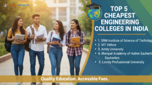 Top 5 Cheapest Engineering Colleges in India