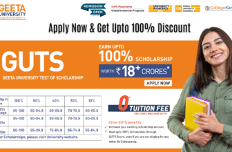 Geeta University Test of Scholarship