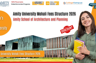 Amity University Mohali Fees Structure