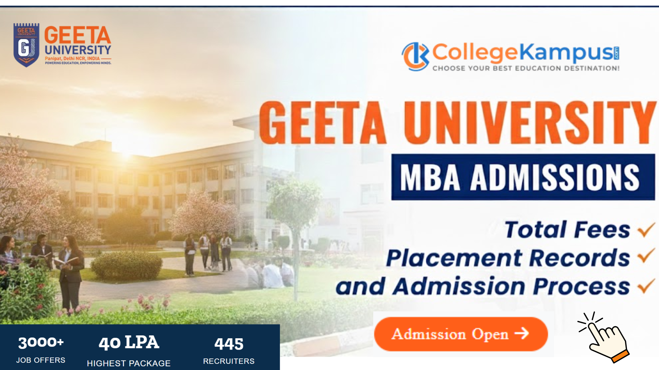 Geeta University MBA 2026