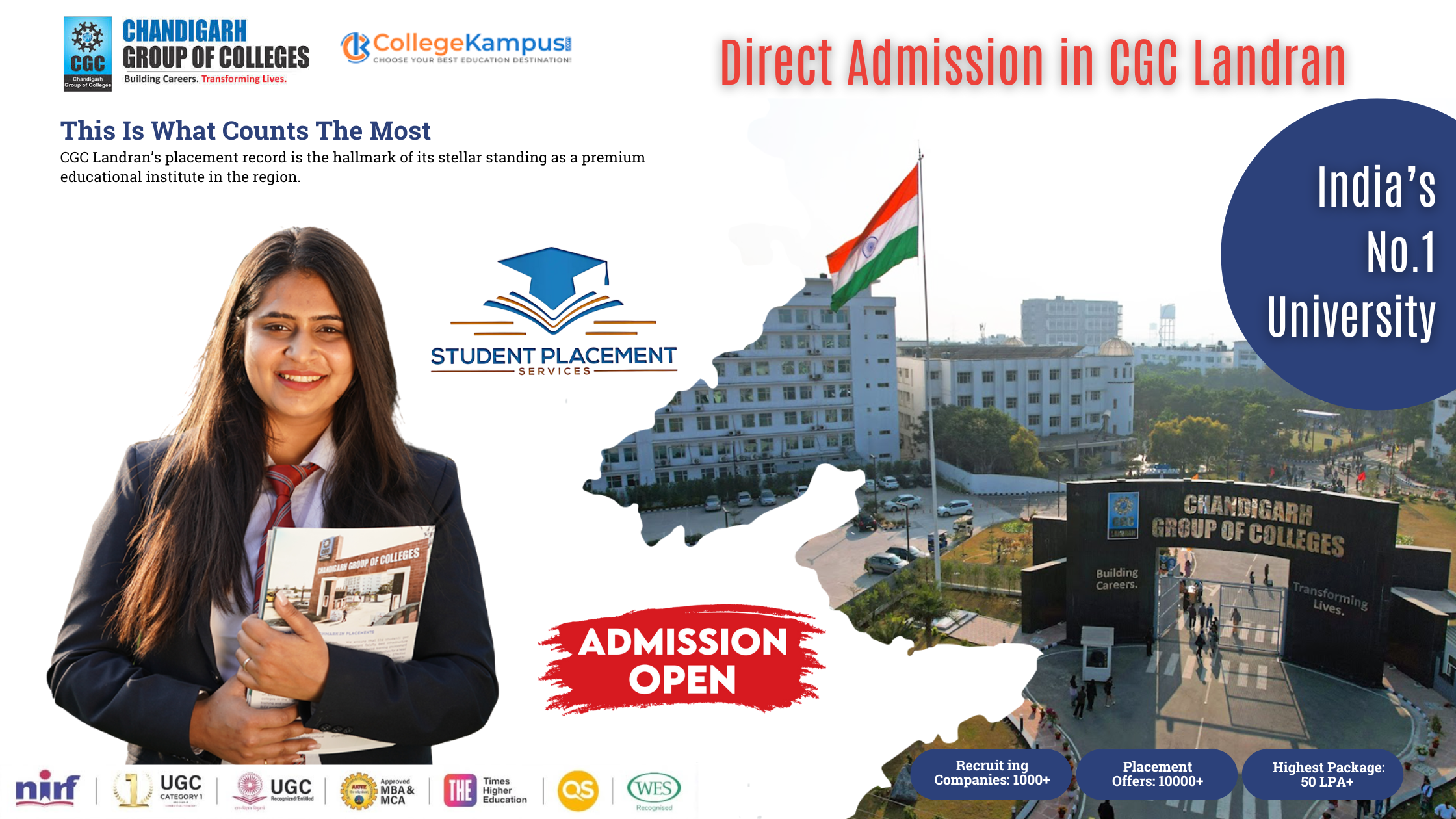 Direct Admission in CGC Landran