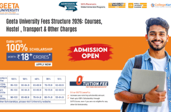 Geeta University Fees Structure 2026