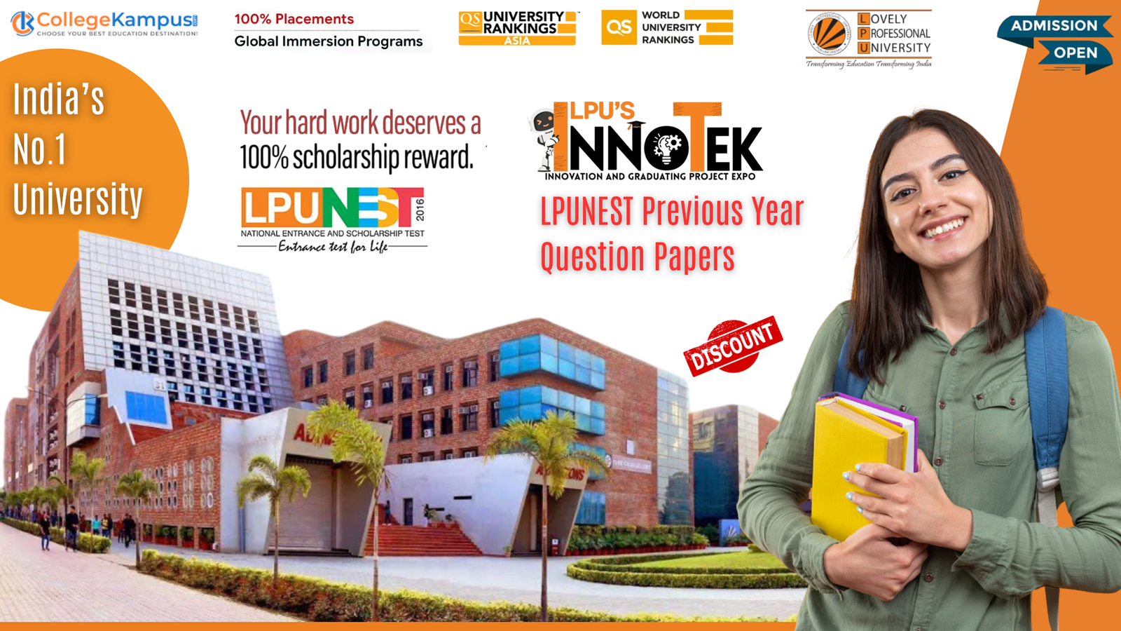 LPUNEST Previous Year Question Papers