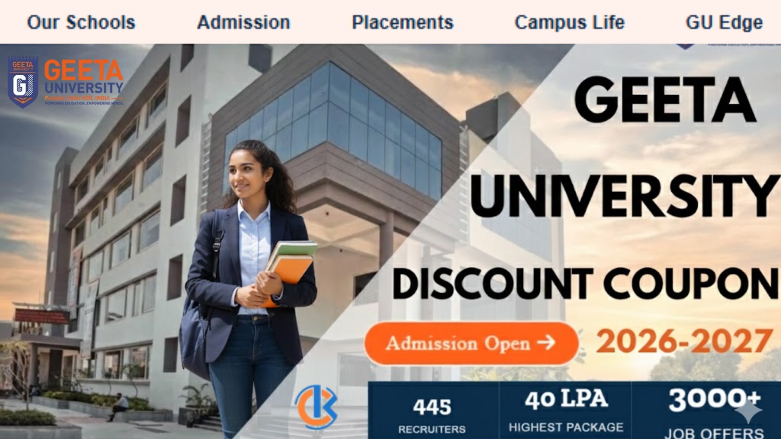 Geeta University Coupon Code 2026
