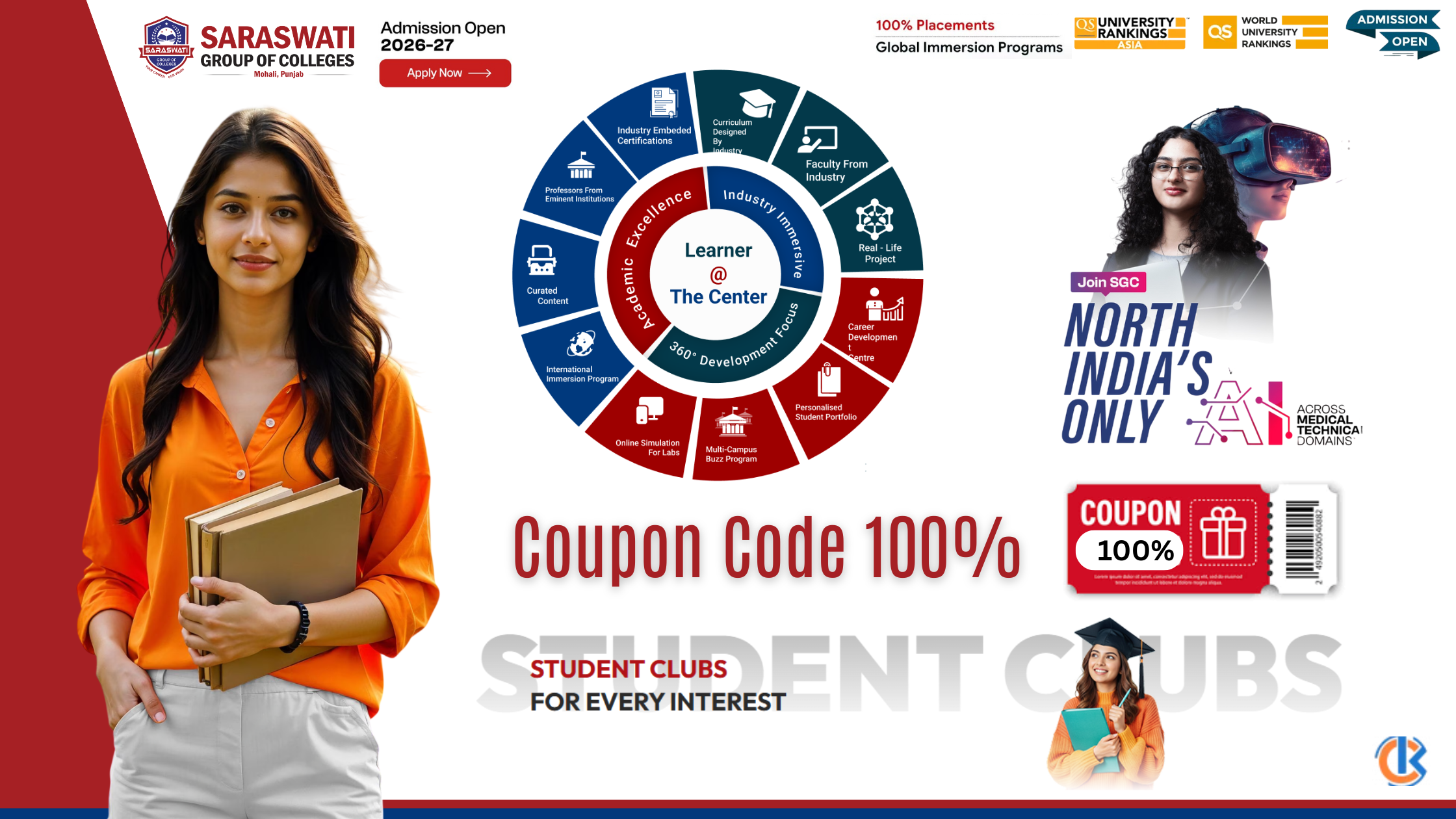 Saraswati Group of Colleges Coupon Code