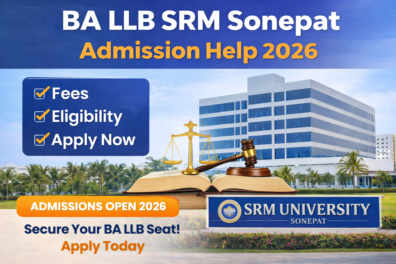 BA LLB SRM Sonepat