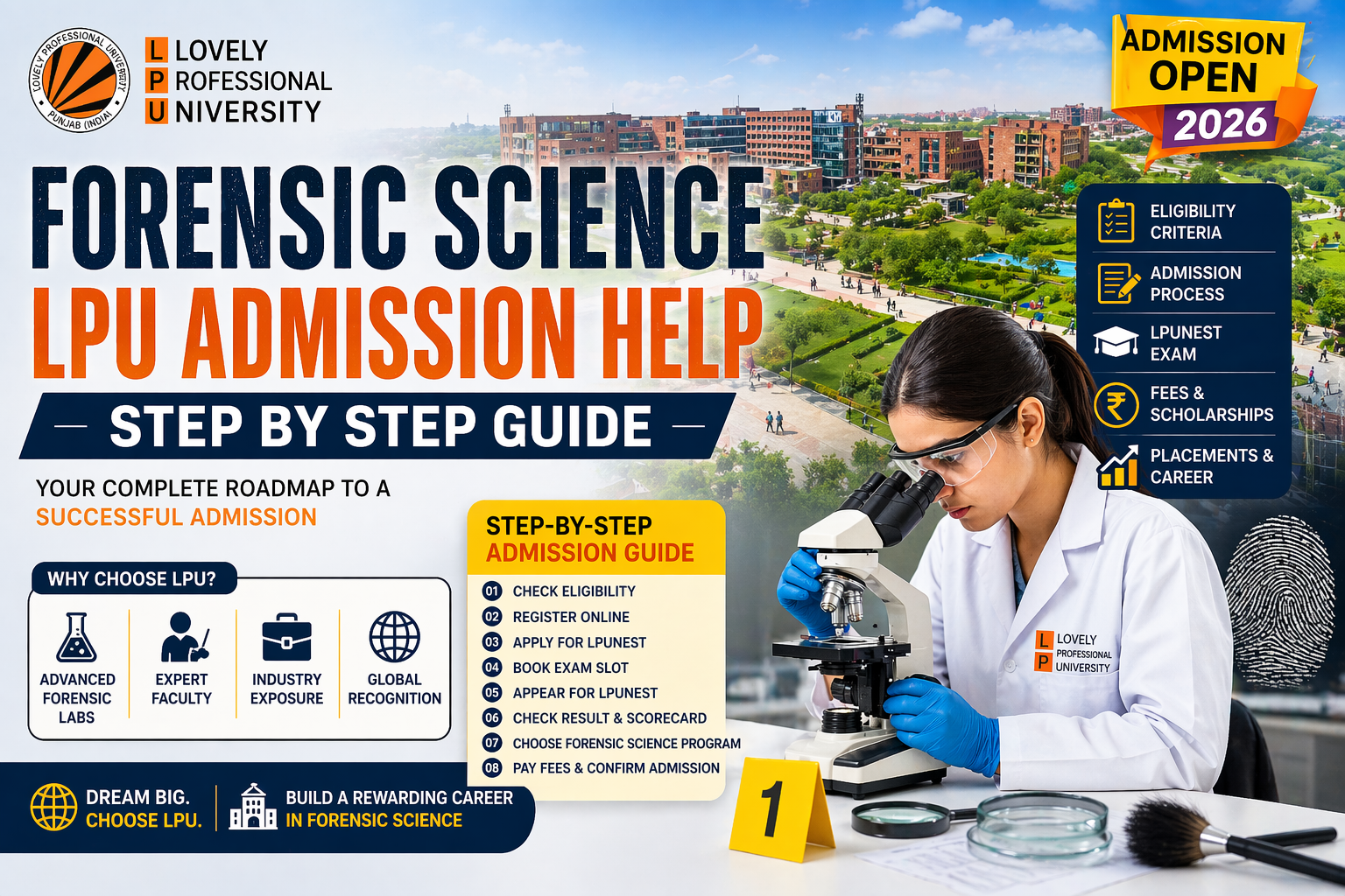 Forensic Science LPU Admission
