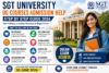 SGT University UG admissions guide