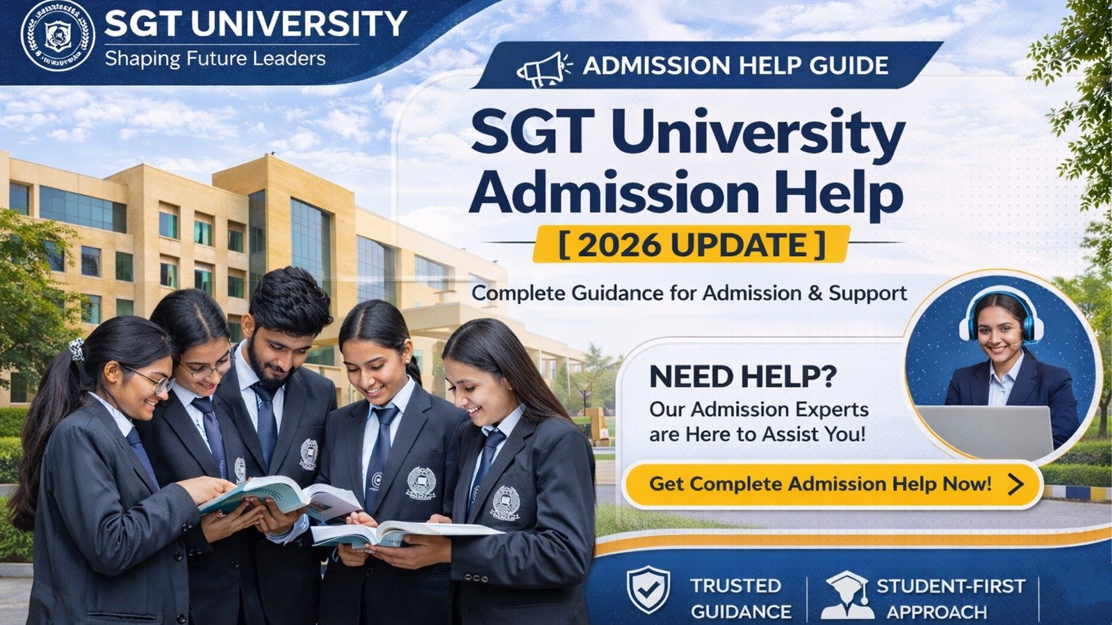 SGT University Admission Help