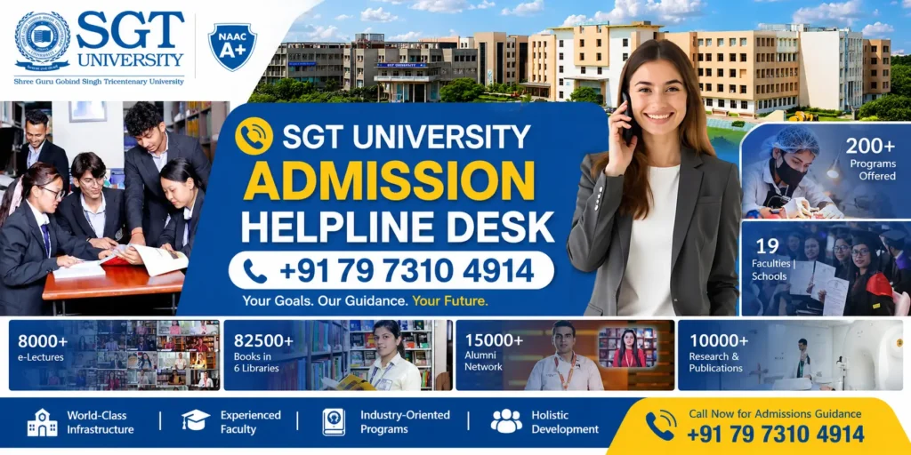 SGT University Coupon Code Upto 100% Off on Registration Fees 2026 โ Apply Now & Save Big 3 ChatGPT Image May 12 2026 02 11 56 PM