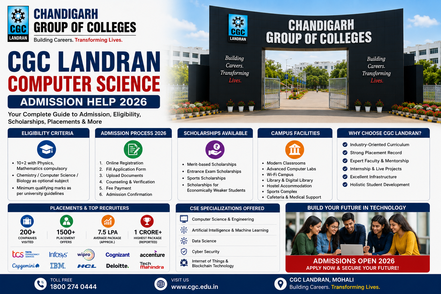 CGC Landran Computer Science Admission Help 2026