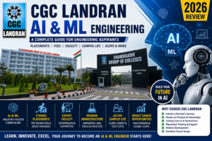 MMU MULLANA Coupon Code 319 CGC Landran AI & ML guide