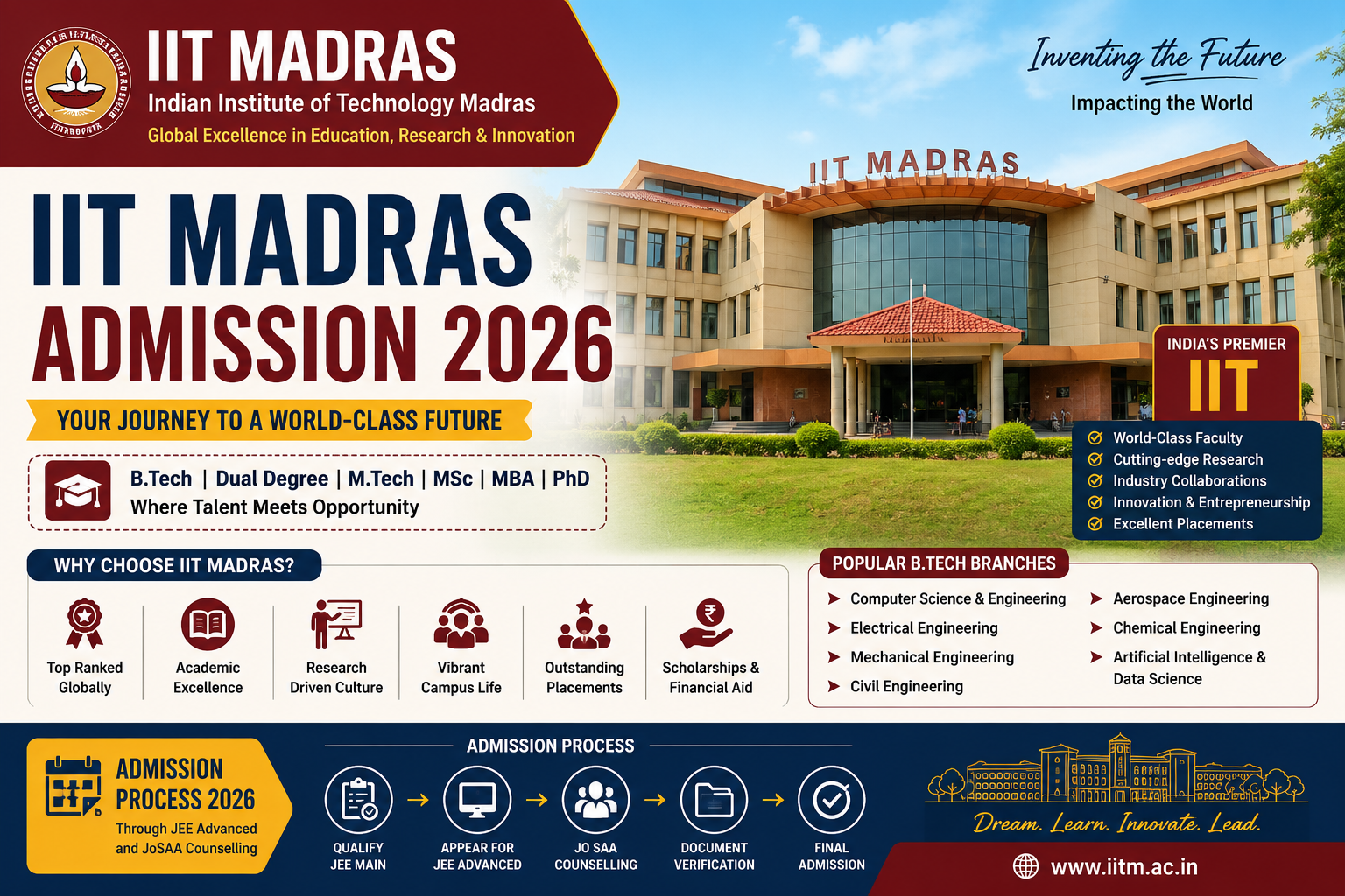 IIT Madras Admission 2026