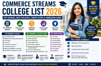 Commerce college guide 2026