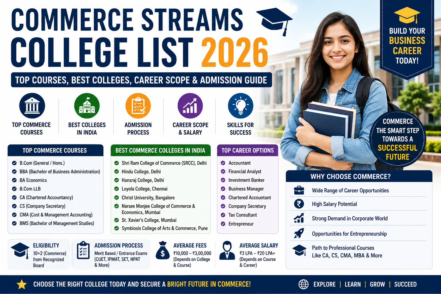 Commerce college guide 2026