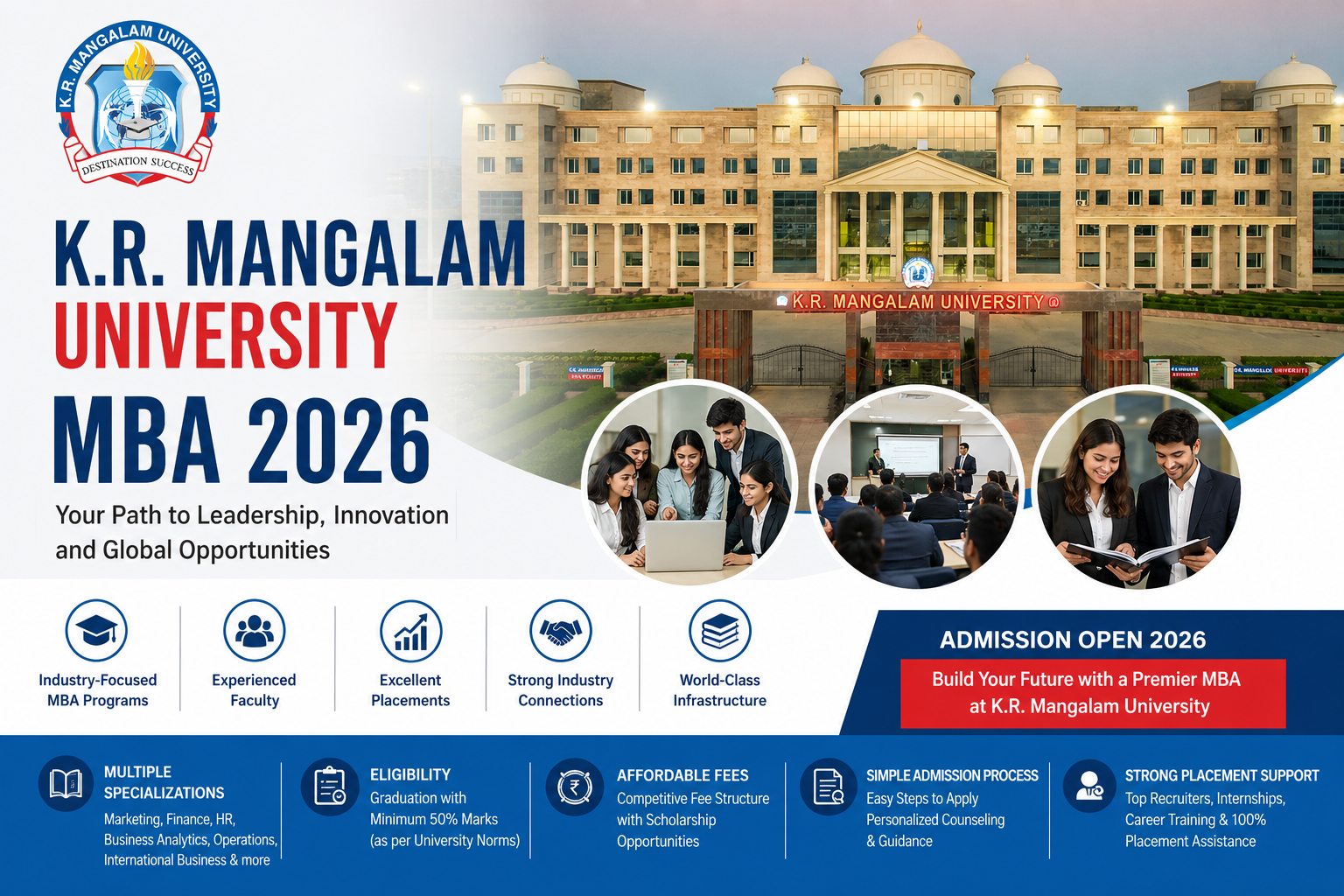 K.R. Mangalam University MBA 2026