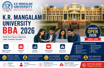 K.R. Mangalam University BBA 2026 enrolment