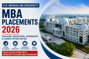 MMU MULLANA Coupon Code 279 K.R. Mangalam University MBA placements