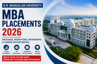K.R. Mangalam University MBA placements