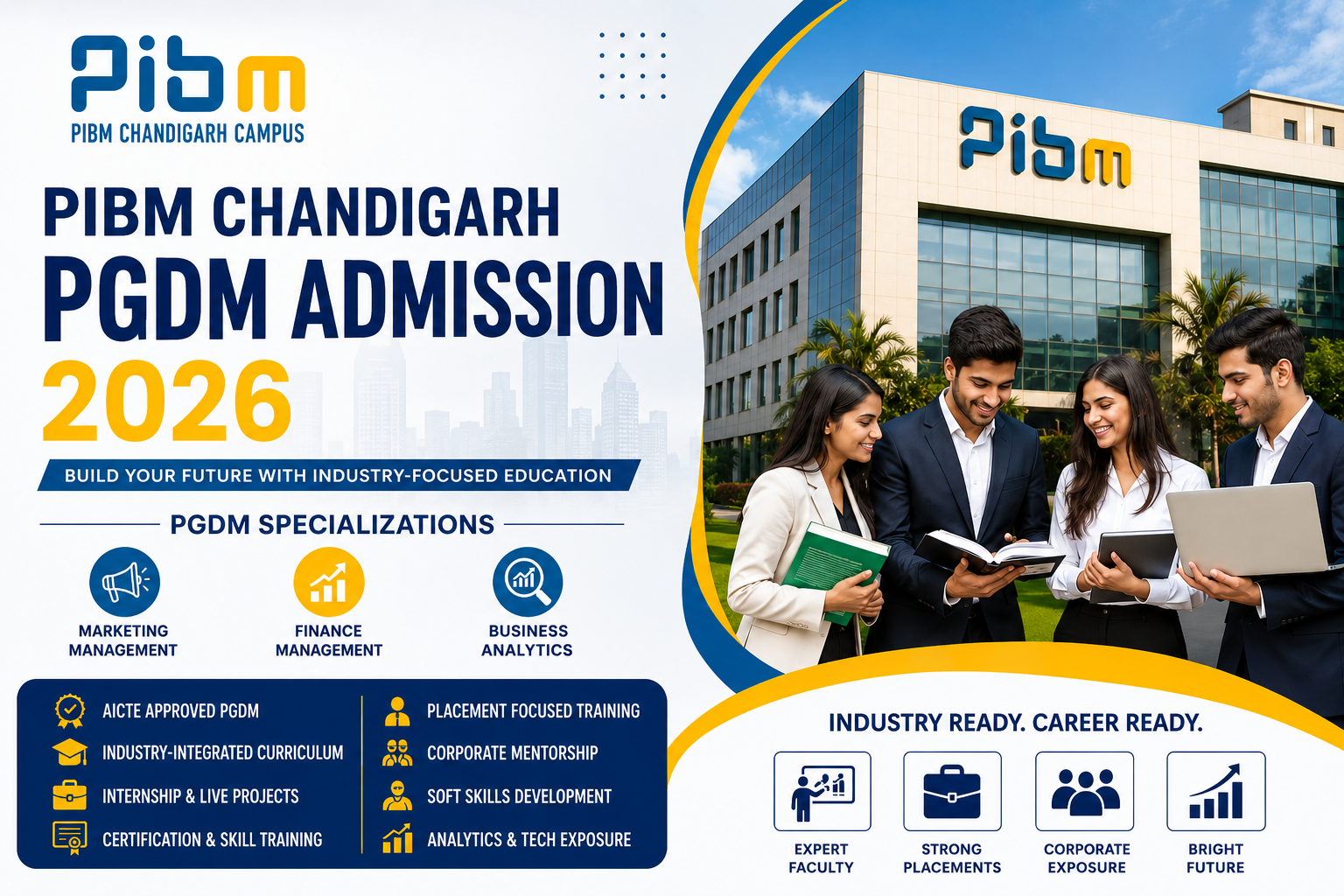 PGDM admission at PIBM Chandigarh