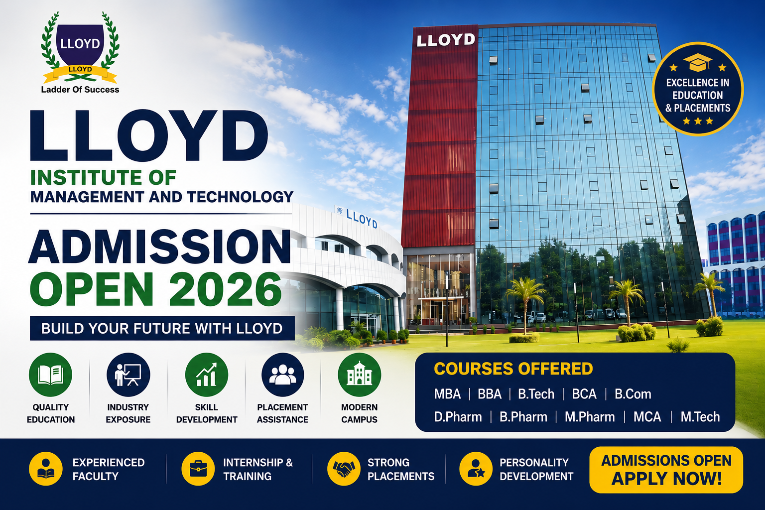 Lloyd Institute admissions open for 2026