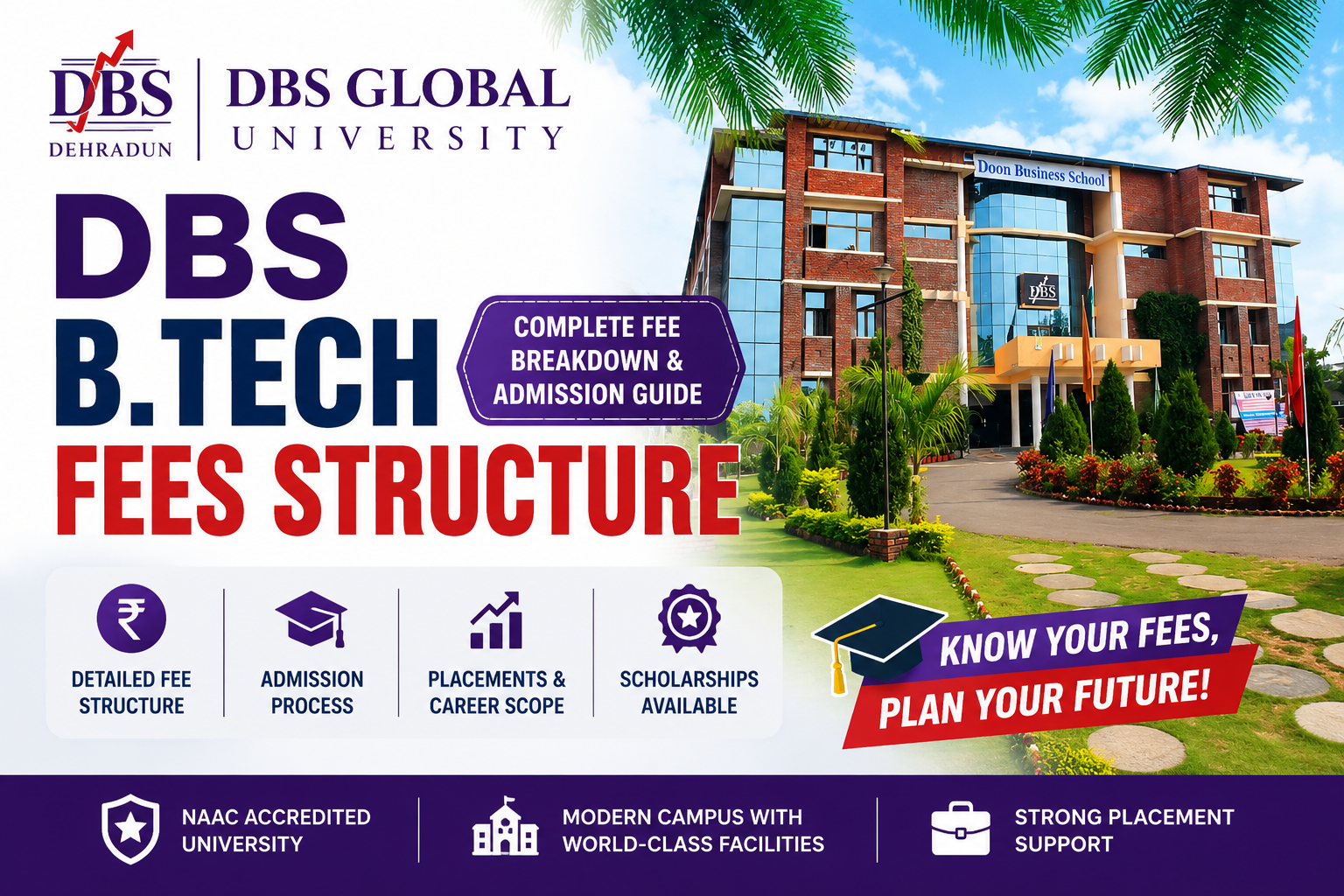 DBS B.Tech Fees Structure 2026