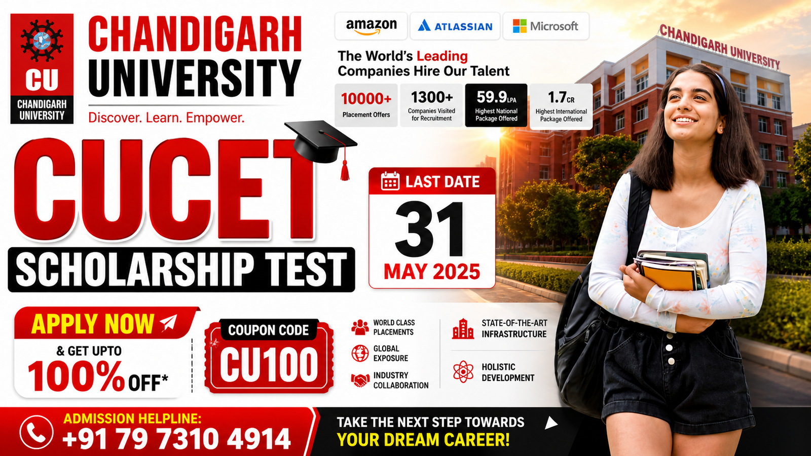 CUCET Scholarship Test