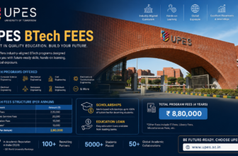 UPES BTech Fees Structure 2026